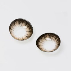 Lentes de Contacto Big Eyes Choco 14.5mm Borde Café Efecto Ojos Grandes