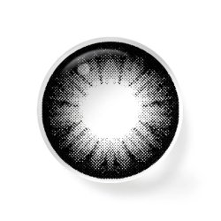 Lentes Big Eyes Gris 14.5 mm | Ojos grandes