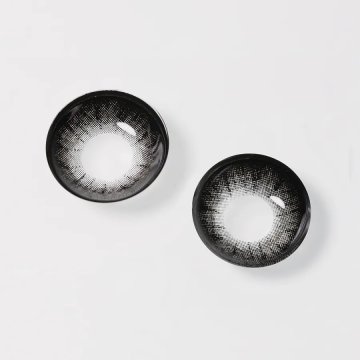 Lentes Big Eyes Gris 14.5 mm | Ojos grandes