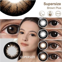 ⭐ Lentes de Contacto Cosméticos Big Choco Color