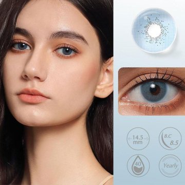 ⭐ Lentes Cosméticos Ocean Hidro Natural Sin Borde