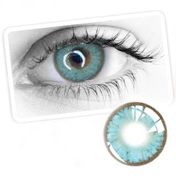 Lentes de Contacto Cosméticos Big Eyes Orange Jam Color