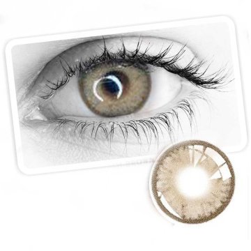 Lentes de Contacto Cosméticos Big Eyes Orange Jam Color