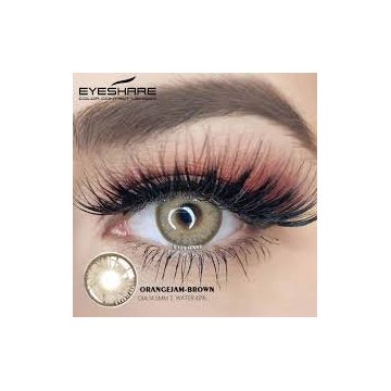 Lentes de Contacto Cosméticos Big Eyes Orange Jam Color