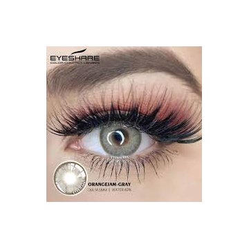 Lentes de Contacto Cosméticos Big Eyes Orange Jam Color