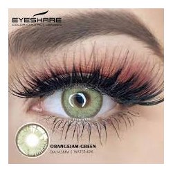 Lentes de Contacto Cosméticos Big Eyes Orange Jam Color