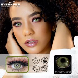 Lentes de Contacto Cosméticos Big Eyes Orange Jam Color