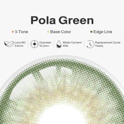 ⭐   Lentes Cosméticos Pola Color Azul