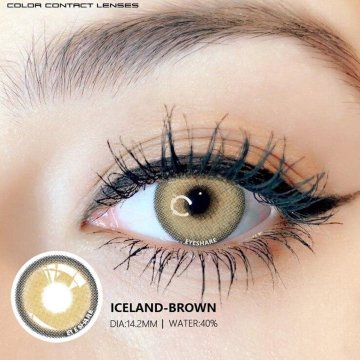 ⭐ Lentes Cosméticos Iceland Color Azul