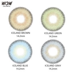 ⭐ Lentes Cosméticos Iceland Color Azul