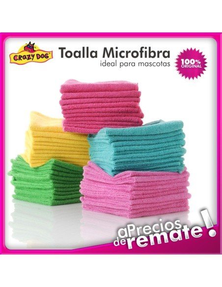 Toalla de Microfibra ultra absorbente para Baño de Mascotas