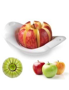 Pelador de la piel y Rebanador de Manzana y cítricos, corta y porciona