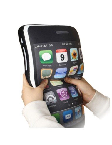 Cojín Anti estrés con forma de Iphone, almohada iCushion 