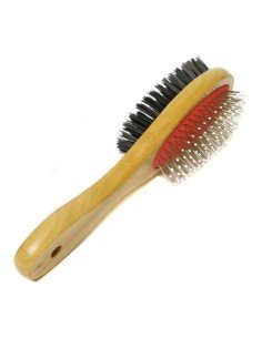 Cepillo Doble Faz para Mascotas, Cepillo y peine ideal para Pelo Largo liso