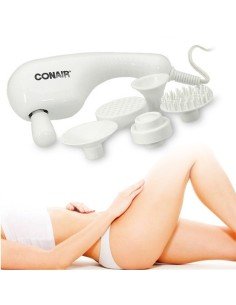 Masajeador de mano Conair con 4 acc. Relajador Facial Corporal Massager