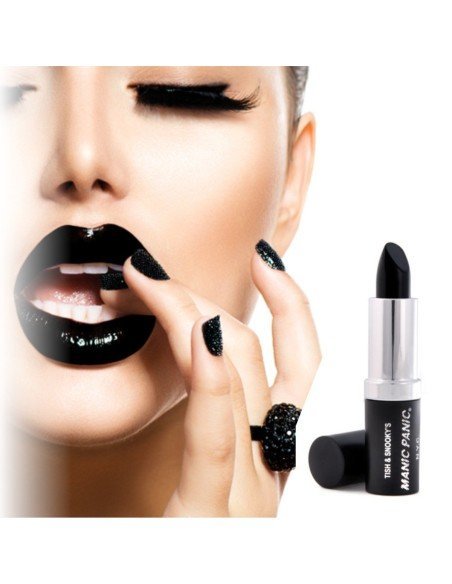Lápiz Labial Negro Fantasy Makers Black Lipstick Dark