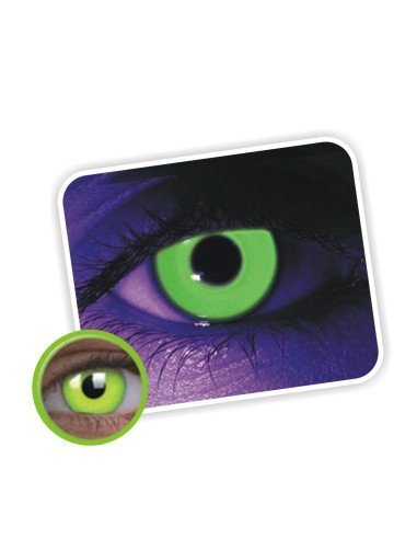 Lentes contacto UV Glow Crazy Neón Magic Verde