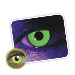 Lentes contacto UV Glow Crazy Neón Magic Verde