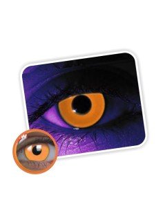 Lentes contacto UV Glow Crazy Neón Magic Naranja