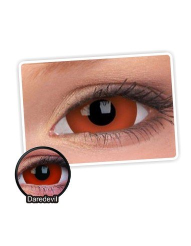 Lentes de contacto Mini Sclera Lens, Crazy, Daredevil, Lentes Halloween y Efectos de Cine Demoniados