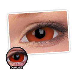 Lentes de contacto Mini Sclera Lens, Crazy, Daredevil, Lentes Halloween y Efectos de Cine Demoniados