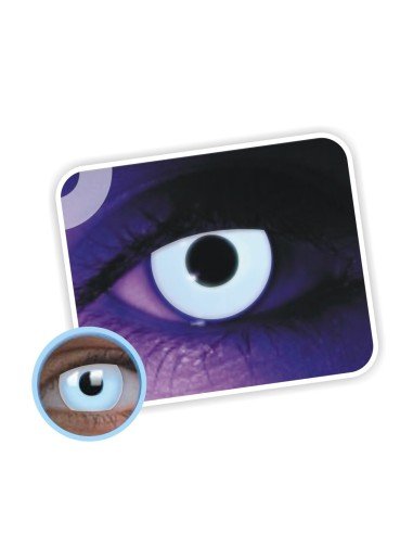 Lentes de contacto U.V. Jelly de Neón Magic Flash Brilla en la Disco Jelly