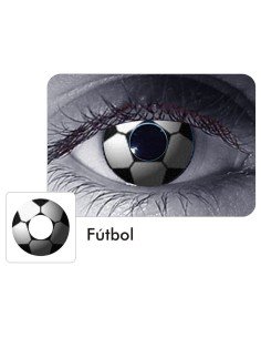 Lentes Locos de Futbol Crazy Lentes Halloween Disfraz Brasil