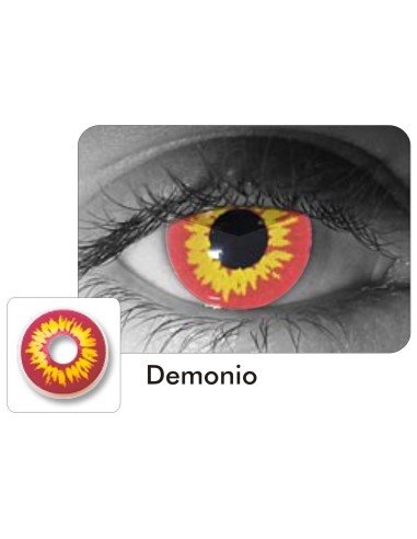 Lentes de Contacto Crazy Demonio FX Halloween