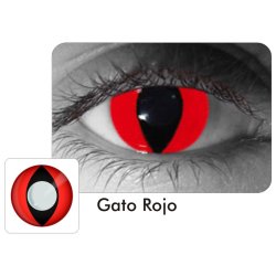 Lentes Locos Gato Rojo Cat Red Crazy Lentes Halloween