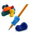 Adaptador ergonómico para escritura y sujetador de lápiz