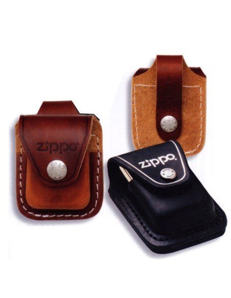 Estuche En Cuero Para Encededores Zippo