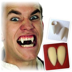 Colmillos de Vampiro 2 Unidades para halloween
