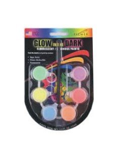 kit de Pintura Luminosa Glow in the dark Neón Fluo Blacklight Painting