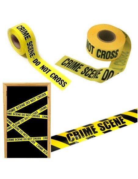 Cinta Decorativa Escena del Crimen Halloween Cinta Decorativa Escena del Crimen Halloween