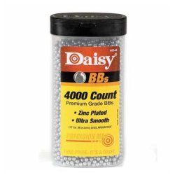 Balines BBs Daisy Niquelados 4.5mm AirSoft (Tarro de 4000 unidades) 