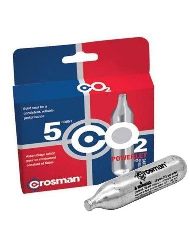 5 Pipetas de Aire Comprimido CO2 Crosman 12 Gr (paq x 5 unidades)