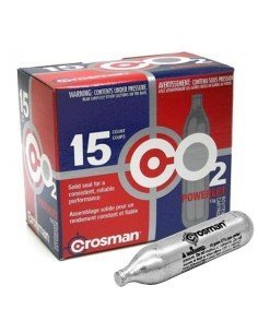 15 Pipetas de Aire Comprimido CO2 Crosman 12 Gr (paq x 15 unidades)