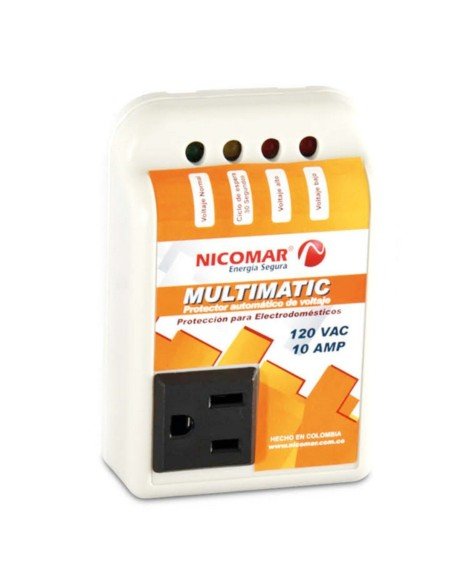 Protector de Voltaje 120V/10A MultiMatic  Protector de Voltaje 120V/10A MultiMatic