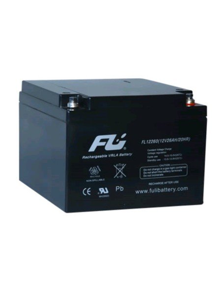 Batería Sellada FuliBattery 12V-26AH Ref. FL12260GS 