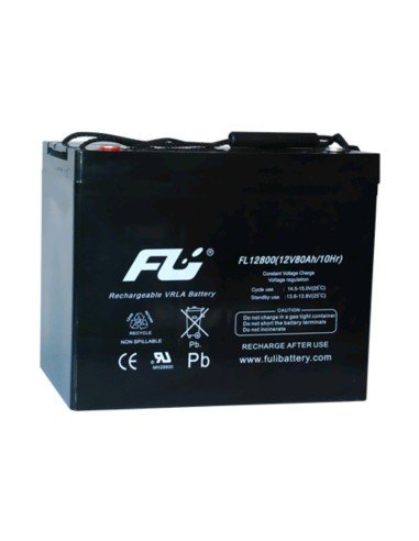 Batería Sellada FuliBattery12V-80AH Ref. FL12800GS 