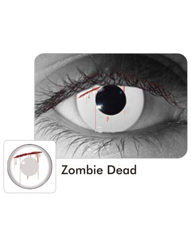 Lentes Crazy Zombie Dead Sangre Ojo Puñal