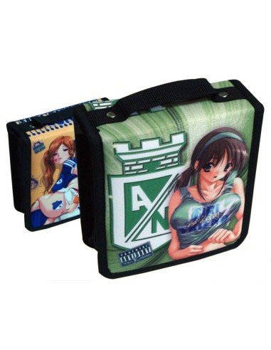Estuche Porta-cd x40 Estampado Doble Argolla transporta tus cds dvds