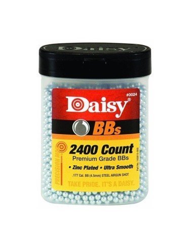Combo AirSoft 2400 Balines Daisy 4.5mm + 15 Pipetas Daisy Co2 de 12gr
