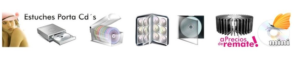 Estuches Porta CD y DVD | Organización y Almacenamiento