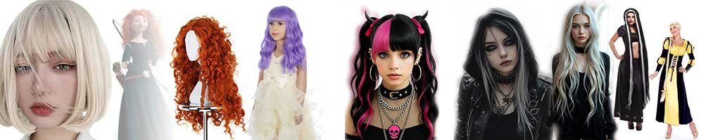 Pelucas de Personajes y Disfraces | Halloween y Temáticas