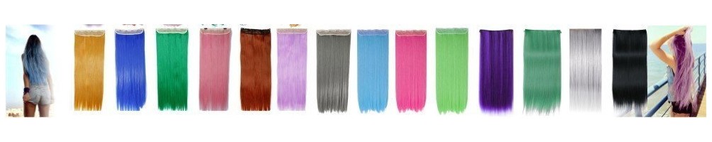 Extensiones de Cabello Lisa Unicolor | Longitud y Volumen Instantáneo