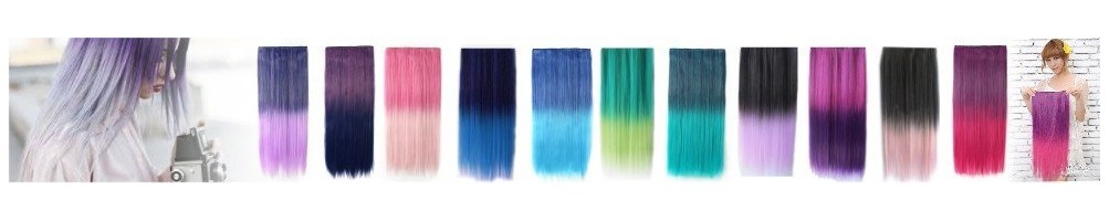 Extensiones de Cabello Lisa Degradé | Estilo y Volumen Moderno