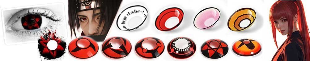 Lentes Cosplay Sharingan y Anime | Ojos Naruto, Itachi y Madara