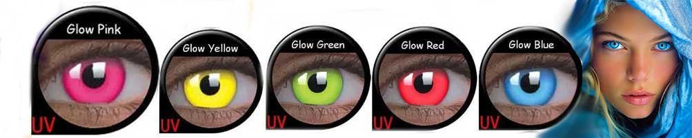 Lentes Glow UV Neón | Lentes que Brillan con Luz UV