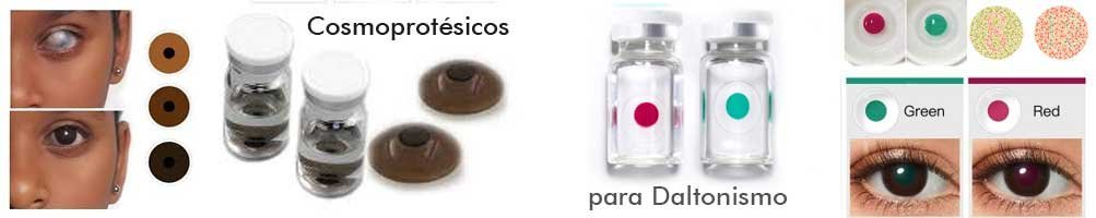 Lentes Terapéuticos, Cosmoprotésicos y para Daltonismo